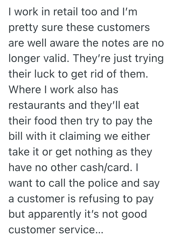 Screenshot 2025 07 13 at 7.18.05 PM Store Refused To Accept Outdated Paper Money, So A Pair Of Angry Shoppers Took It Out On A Poor Unsuspecting Cashier